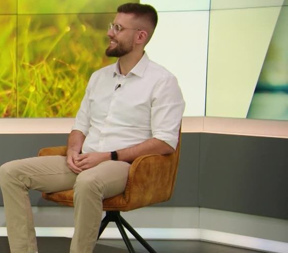 Dr. Patrick Bantsich im Gespräch im Studio
